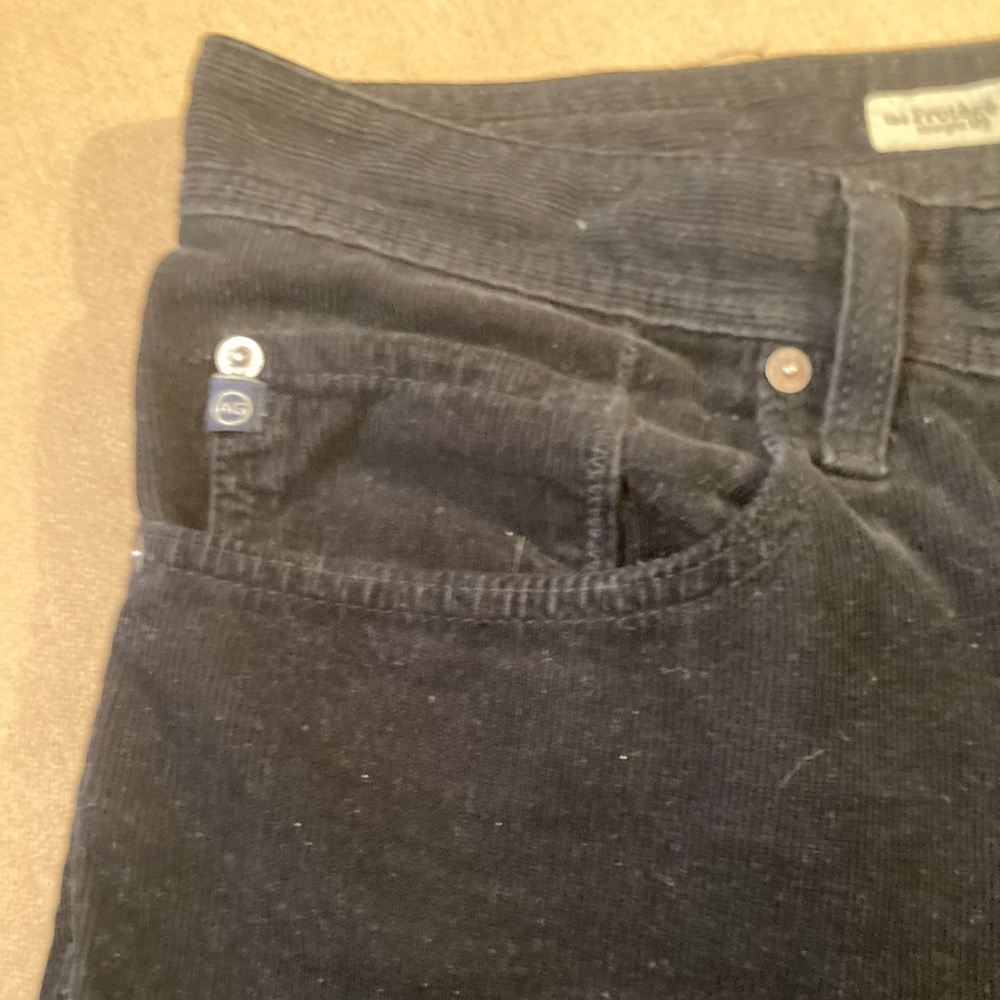 Adriano Goldschmied mens cotton small wale cord jean cut with rivets - Picture 4 of 10